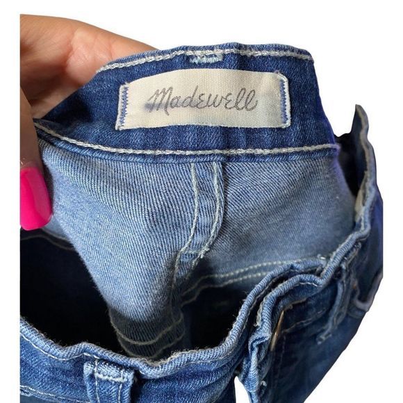 Madewell slim straight jeans raw hem edition size‎ 28 - Picture 5 of 8